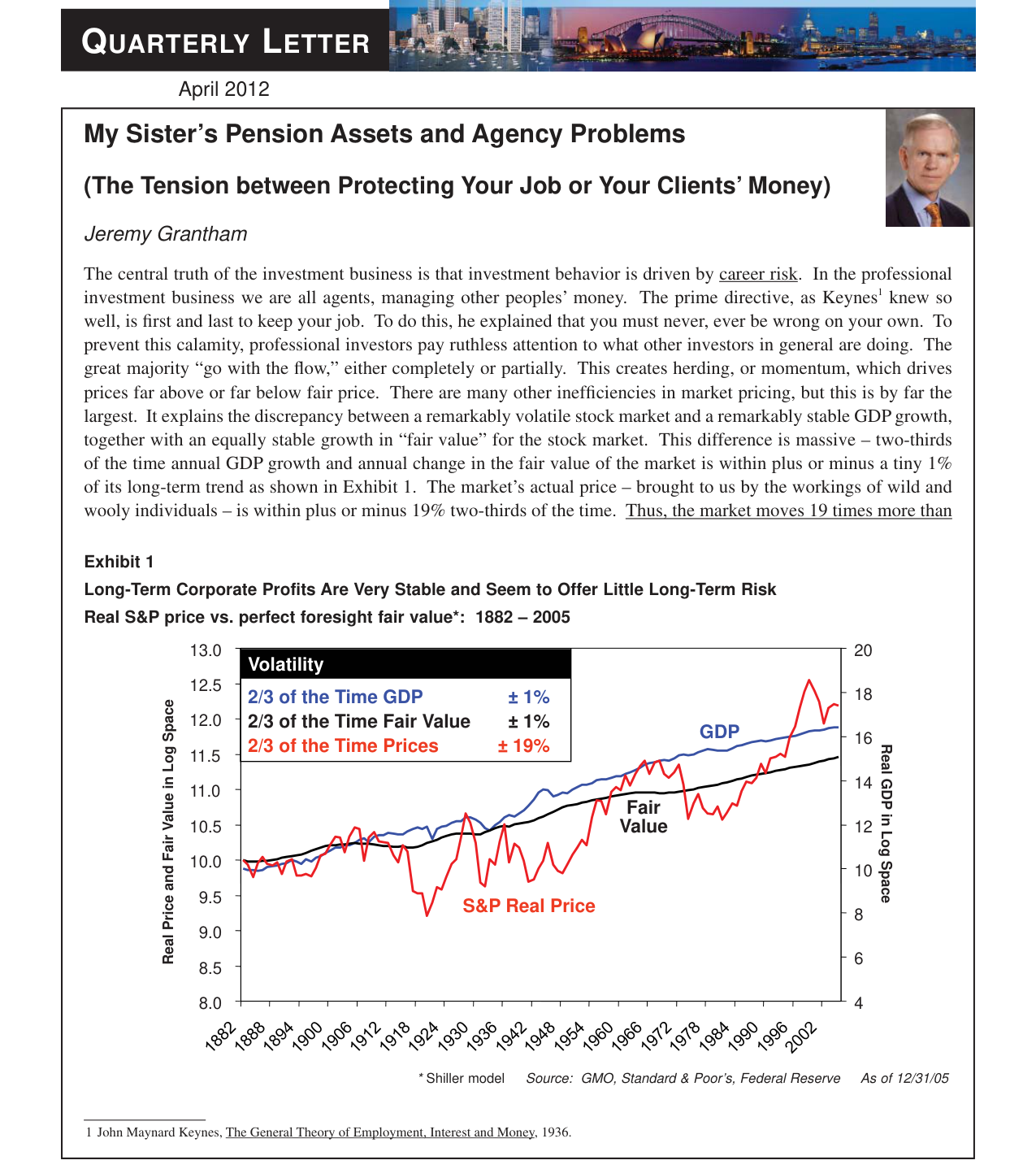 My Sister's Pension Assets and Agency Problems