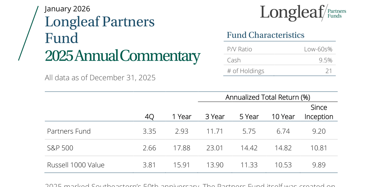 4Q25 Partners Fund Commentary